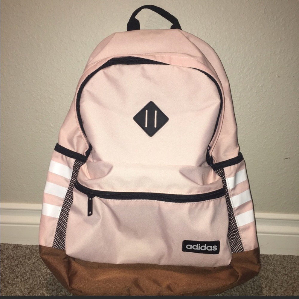 Pink Adidas backpack
